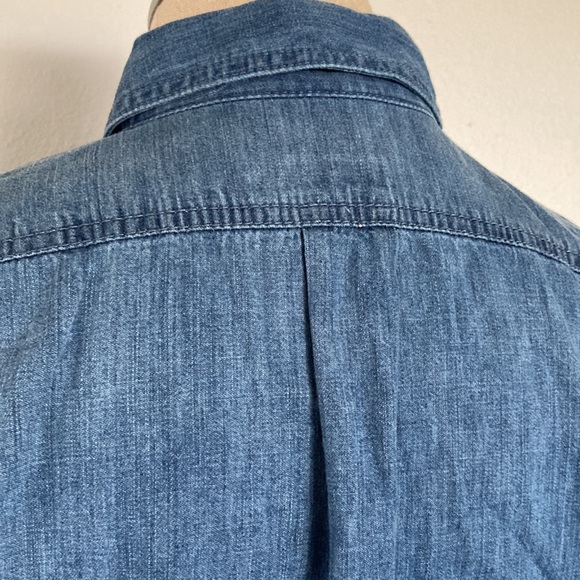J.Jill, classic denim pearl snap, 100% cotton, XS - Picture 8 of 15